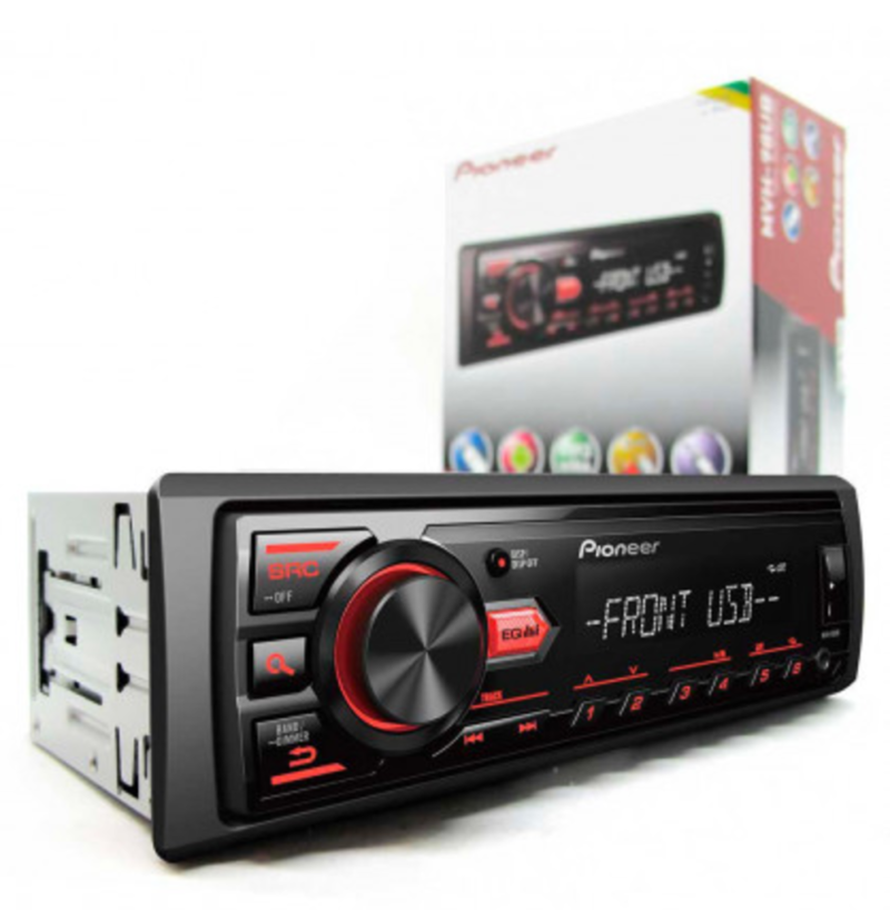 Som automotivo Pioneer MVH 98UB com USB (usado)