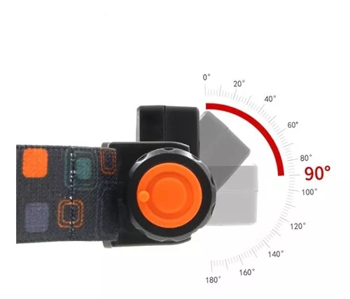 Lanterna Cabeça Capacete Recarregavel Led T6 + 1 Led Cob - Imagem 6