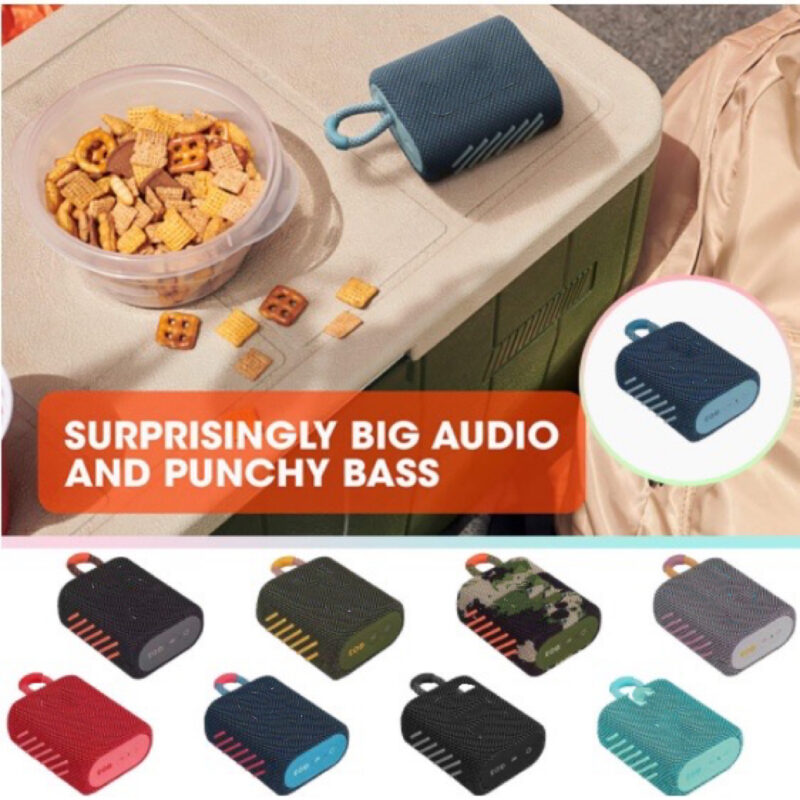 Caixa De Som Portátil Mini Go 3 Com Bluetooth - Imagem 2