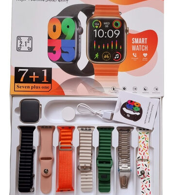 Smartwatch K9 Pro Max Com 7 Pulseiras Serie 9 Multi Função - Gold