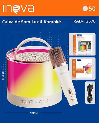 Caixa de Som Luz & Karaokê Inova - Analândia Shop