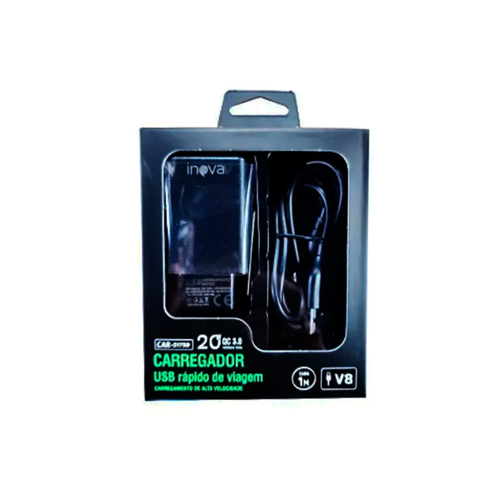 Carregador USB 20W - V8