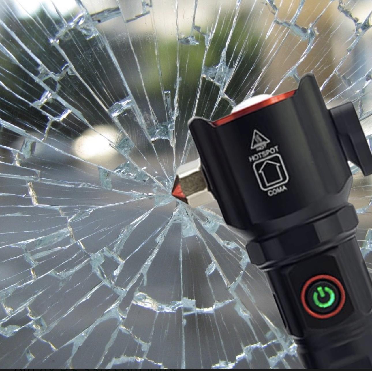 Lanterna De Led Tática com Quebra Vidro B-Max Bm-8521 - Imagem 2