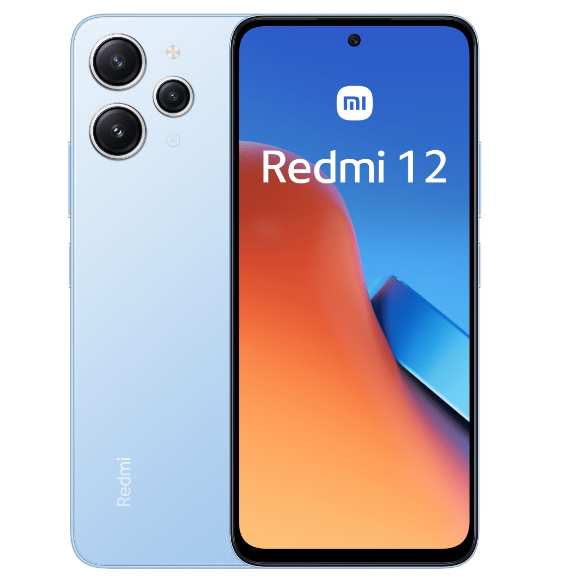 Smartphone Redmi 12Sky Blue, 256Gb, 8 Gb RAM