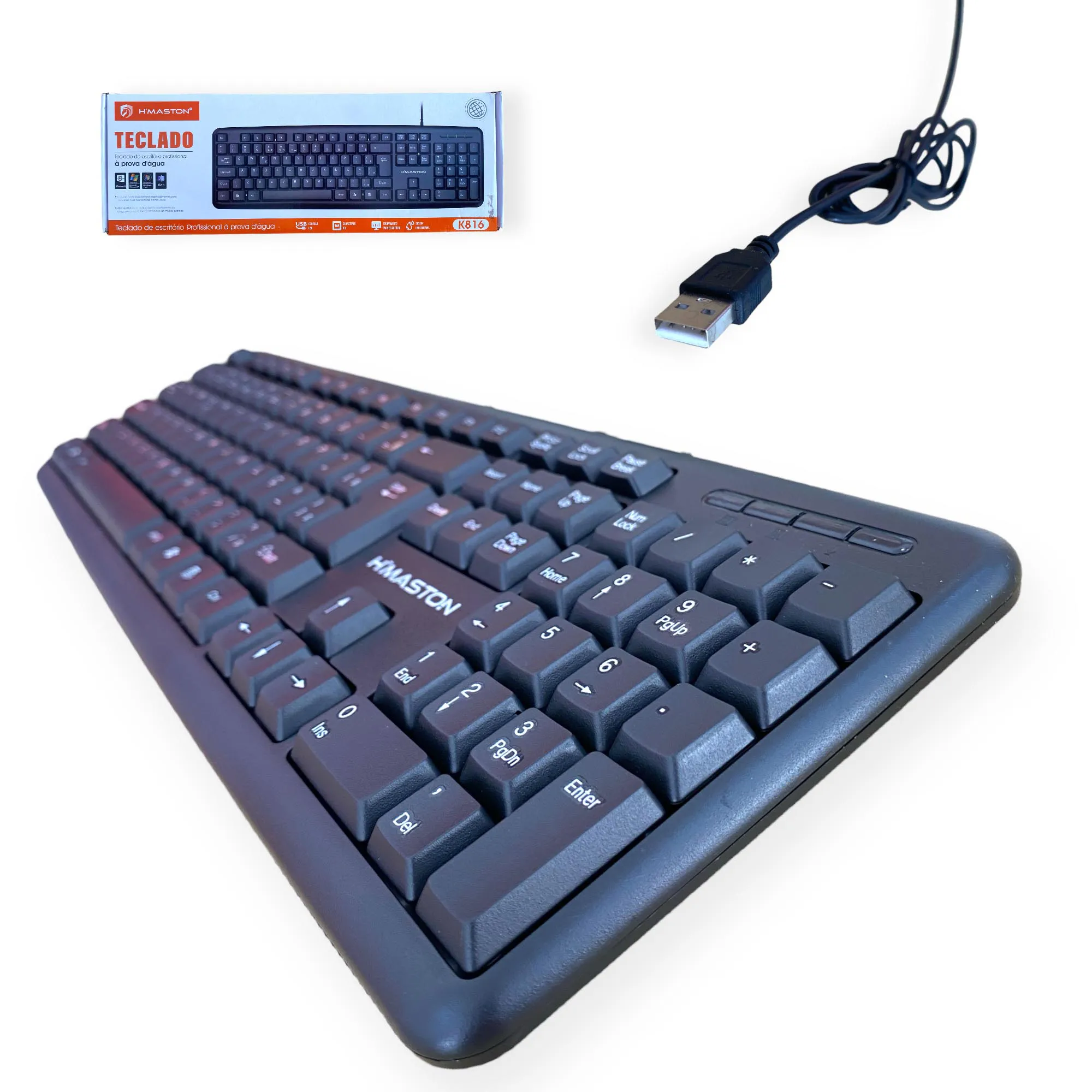 Teclado com Fio H'maston K816 - Imagem 2