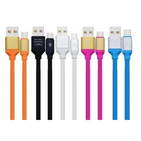 Cabo Usb E Dados Emborrachado 1m Coloridos Cores Variadas V8, C E IOS - Imagem 4