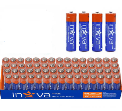 Pilhas AA Inova Pacote 4 Unidades
