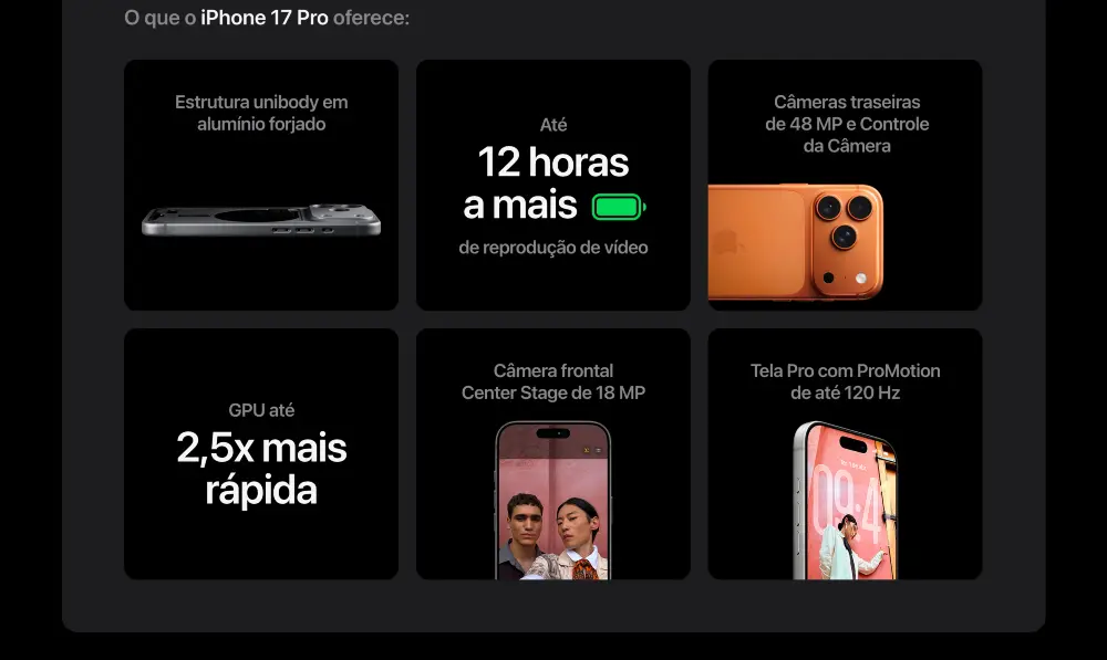 iPhone 17 Pro Max 256GB - Laranja-cósmico - Imagem 10