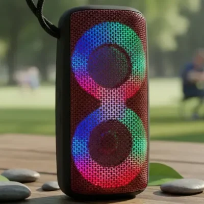 Caixa De Som Bluetooth Portátil Kapbom 30w Rgb Tws Potente