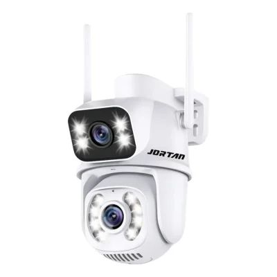 Câmera Ip Jortan Jt-9697 6mp Wi-fi Dupla Lente P/ Segurança