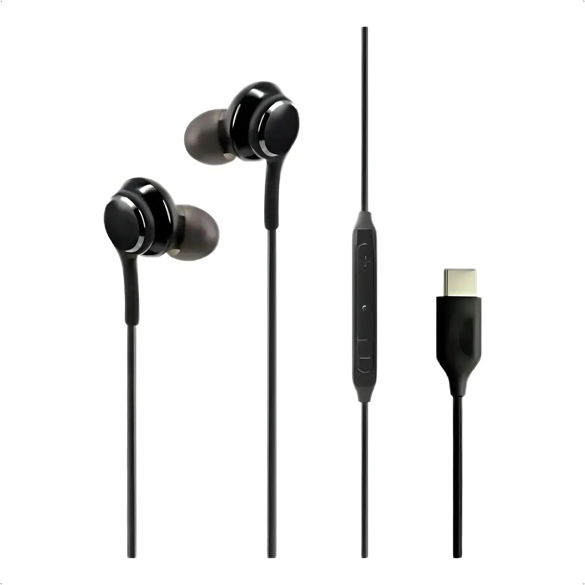 Fone Com Fio Estéreo C Microfone Academia Corrida Preto Tp C - Imagem 4