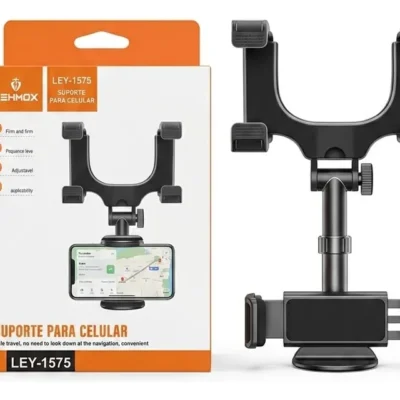 Suporte Celular Veicular Lehmox Ley 1575 Retrovissor